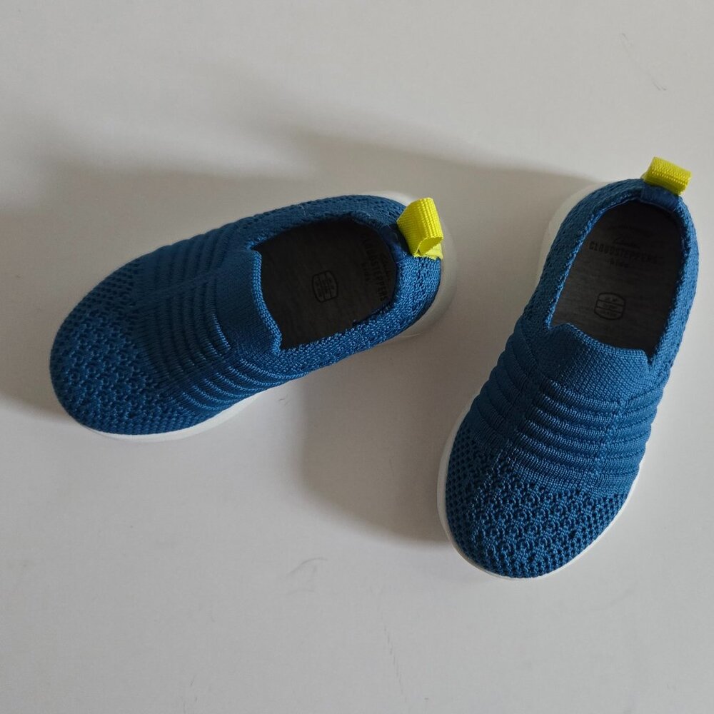 Clarks Blue Toddler Ezra Cloudstopper Shoe Size 4.5 M, NWT